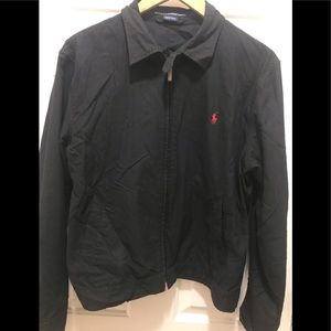 Polo by Ralph Lauren Black Jacket with Red Logo